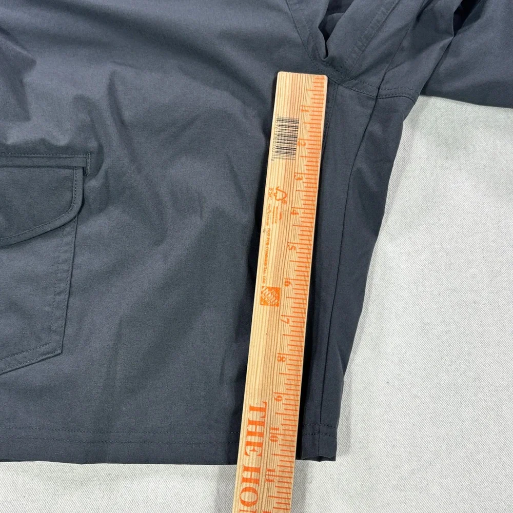 Kuhl Womens Charcoal Grey Cargo Hiking Shorts Size 12 Technical Utility Outdoor